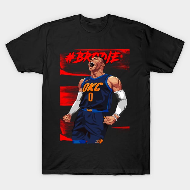 Russell Westbrook T-Shirt by djhayvee